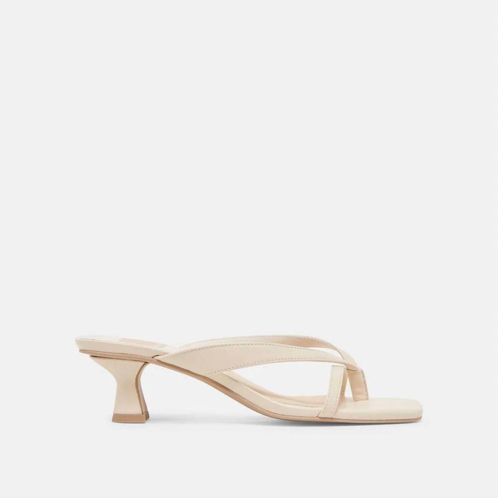 NEW DOLCE VITA women's brevel leather heel in bone